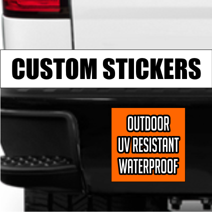 Waterproof Outdoor Stickers printed
